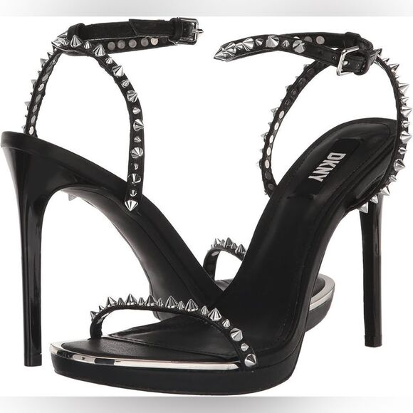 DKNY Women's Dacia Ankle Strap Heeled Sandal - Picture 1 of 3